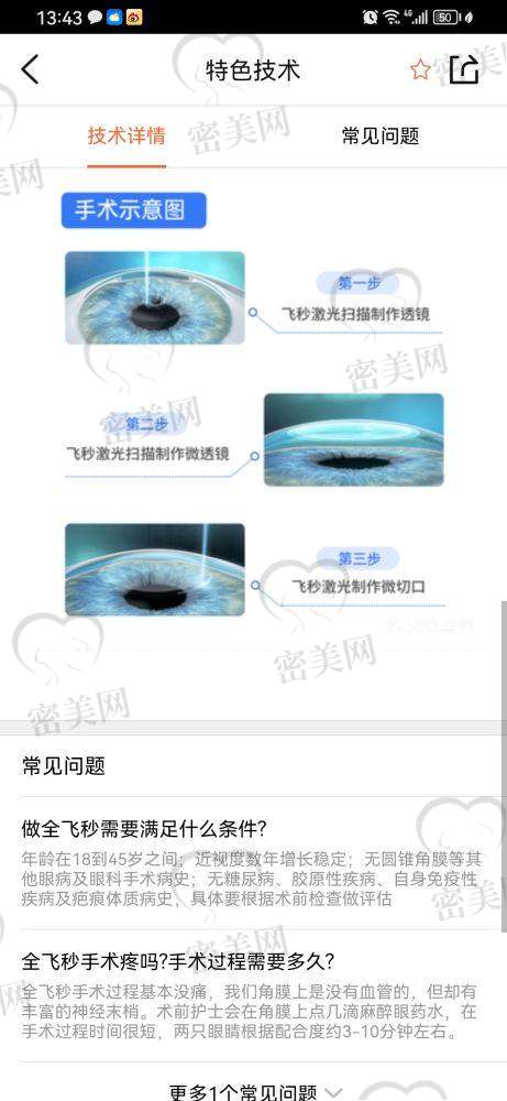 北京茗视光眼科医院的全飞秒技术到底怎么样？